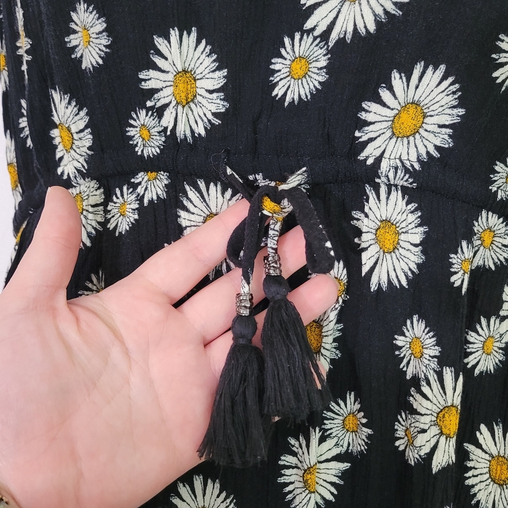 Sangria Daisy Floral Print Ruffle Dress Plus XXL - Picture 4 of 7
